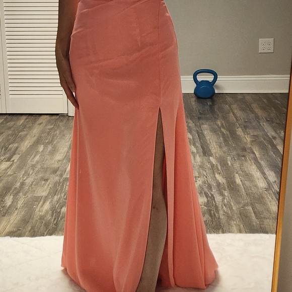 Coral Formal Gown - Picture 5 of 10